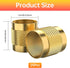 25 Pcs 1/4" Flare Cap, Round Brass W/Neoprene O Ring Seal, Plumbing, HVAC, Fittings & Valves Flare Tube Fittings Caps...