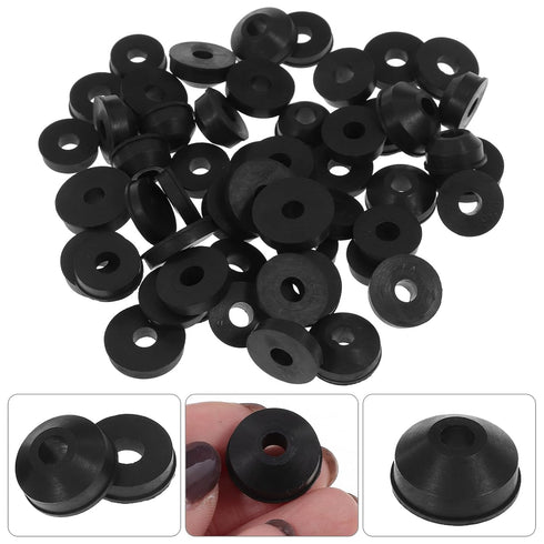 Outdoor Spigot 58pcs Faucet Washer Assortment Kit, Faucet Washers and Brass Bibb Screws Assortment Flat and Beveled Washers Kit for Sink Washer Re...