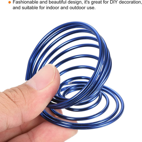 PATIKIL Air Plant Holder, 2 Pack Air Plant Stand Rack Pot Containers Tillandsia Holder for Home Office Desktop Decoration, Electrophoresis Blue...