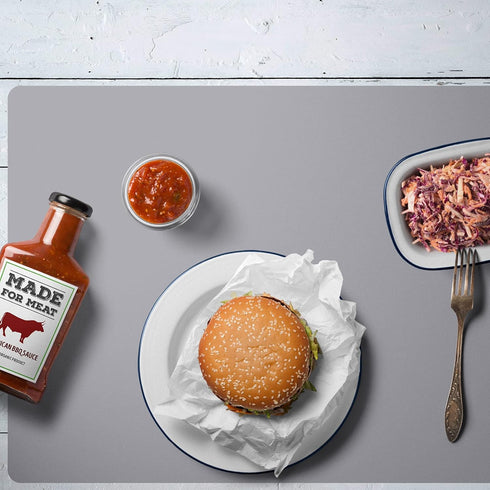 wellhouse Extra Large Silicone Baking Mat Pastry Mat Countertop Protector Clay Mat No-slip Non Stick Waterproof Heat Resistant Silicone Placemats ...