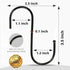 15 Pack S Hooks for Hanging 3.5 Inch | Heavy Duty Carbon Steel Hangers for Kitchen Utensils, Plants, Pot, Pan, Cups, Towels – Black...