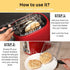 TOASTER BUDDIES, 2-Piece, Toaster basket, Sandwich Racks, 2 Slice-Toaster, Compatible with allmost all pop-up toasters, Toaster gadget, Regular, B...