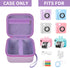 PAIYULE Kids Camera Case for Instant Cameras - Storage Holder Bag Compatible with Digital Video Cameras for Girls and Toddlers - Purple...