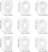 Healifty Cutting Dies Metal Stencil Template Mould for Album Scrapbooking Paper Card DIY Art Craft Decor (Nine Flowers Size S)...