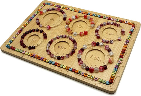 Petoysoso Bead Boards for Jewelry Making, Bamboo Beading Board for Jewelry Bracelet Making, Bracelet Bead Board, Bracelet Bead Board for Bracelet,...