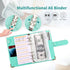 Budget Binder, A6 Marble PU Leather Binder, Money Organizer Budget Planner with 8 Zipper Cash Envelopes, 12 Expense Budget Sheets & 2 Letter Label...