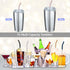 Tronco Set of 6 Stainless Steel Reusable Metal Straws with Silicone Flex Tips Elbows Cover, Metal Drinking Straws for Tronco Tumbler, 6 Steel Stra...