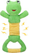 Dog Squeak Toys Durable Plush Dog Toy with Crinkle Paper, Tug of War Pull Toys for Puppies, Interactive Dog Chew Toys for Small, Medium and Large ...