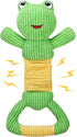 Dog Squeak Toys Durable Plush Dog Toy with Crinkle Paper, Tug of War Pull Toys for Puppies, Interactive Dog Chew Toys for Small, Medium and Large ...