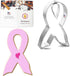 Awareness Ribbon Cookie Cutter 2 Pc Set – Ribbon, Tear Drop Cookie Cutters Hand Made in the USA from Tin Plated Steel...