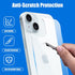 2 Pack Back Screen Protector for iPhone 15 Plus, Back Tempered Glass Protector, Anti-Scratch, Bare-Phone Touch Feeling for iPhone 15 Plus [6.7 inc...
