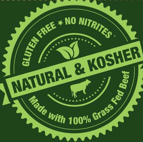 Aufschnitt Grass Fed Beef Jerky - Low Sodium, Certified Kosher - Halal and Keto Friendly - 2 Pack, BBQ...