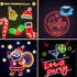 Ourbest EL Wire Lights Battery Powered, Wearable Led Wire Lights 5in1 neon String Light,DIY neon Sign kit Stay/Slow/Fast Flash Party Decoration 1M...