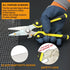 8 Inch Heavy Duty Scissors, Multifunction Shears for Cutting Cable Wires, Cardboard (8-Inch Straight Snips)...