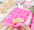 Webake Brownie Pan with Dividers Silicone, 2.5" x 2.5" x 1" Square Brownie Mold for Baking Brownie, Chocolate Bar, Muffin, Cornbread, Square Cupca...