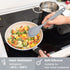 Silicone Mixing Spoon Nonstick Kitchen Spoon for Cooking Heat Resistant (Gray)...