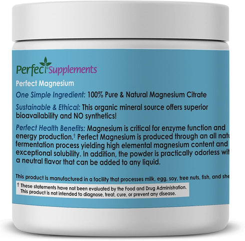 Perfect Magnesium Citrate Powder - 270g...