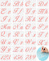 Tenare 30 Pcs Letter Stencil for Painting 4 x 7 Inch Alphabet Journal Stencil Reusable Plastic Letter and Number Stencil Font Template for Journal...