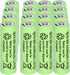 16 Packs1.2V AA 300mAh Solar Lights Batteries Ni-MH Rechargeable Double A Battery for Outdoor Solar Lights, String Lights, Pathway Lights...
