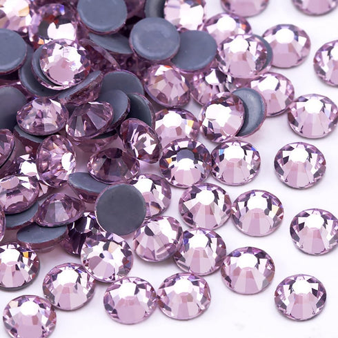 Jollin Hot Fix Crystal Flatback Rhinestones Glass Diamantes Gems 4.8mm(20ss 576pcs, Pink)...