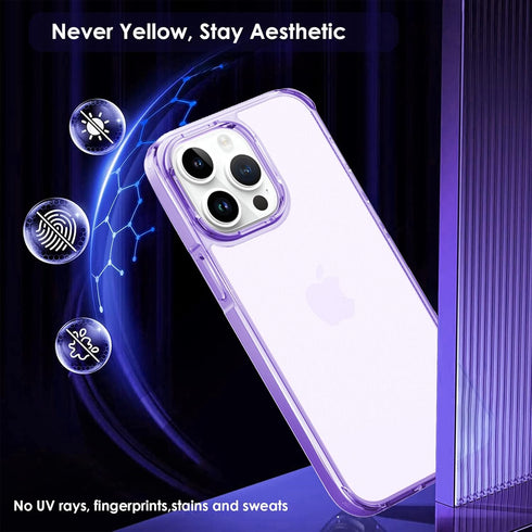 for iPhone 15 Pro Case, with Screen Protector & Camera Protector, Military-Grade Protection, Yellowing Resistant, Hybrid iPhone 15 Pro Phone Case ...