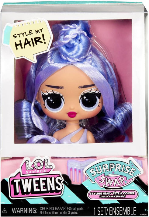 L.O.L. Surprise! Tweens Surprise Swap Styling Heads Including Fabulous Hair Accessories and Gorgeous Hair – Great Gift for Kids Ages 4+ (Assorted ...