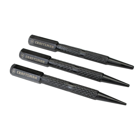 CRAFTSMAN Steel Nail Set, 3-Piece (CMHT58116)...