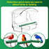 Clear Window Bird Feeder with 4 Strong Suction Cups and Detachable Seed Tray, Acrylic Birds Feeders for Outside Mounted Viewing Wild Birds Bird Ho...