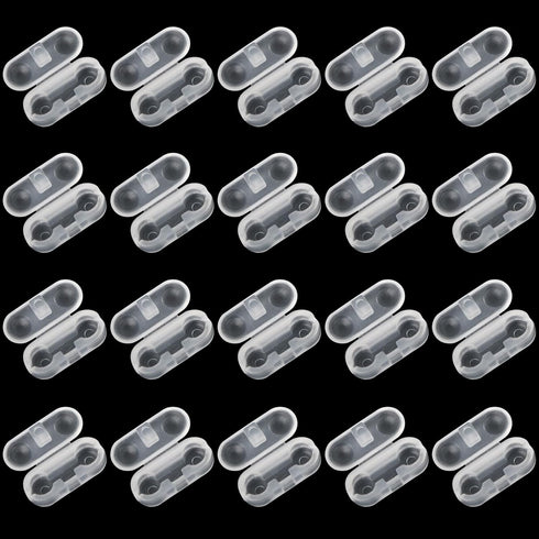 Chain Connectors, Clear Plastic Roller Shade Bead Chain Connector Replacement Vertical Roman Roller Blind Ball Chain Cord Connector Clips, Pack of...
