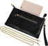 YALUXE Genuine Leather Wristlet Handbags Purses Cell Phone Pocket Clutch Wallet Crossbody Bags for Women...