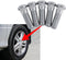 5PCS Wheel Studs, 49mm Long & M12x1.5 Steel Lug Bolts, Steel Tire Studs Replacemnet OEM#610-266 90942-02049 Wheel Lug Stud Car Accessories Compati...