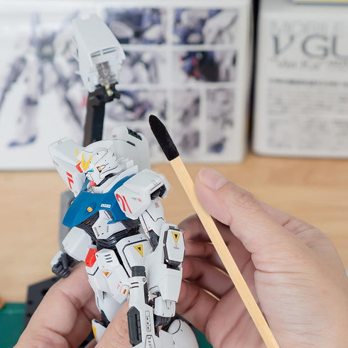 Honoson 100 Pack Sanding Sticks Matchsticks Sanding Twigs Fine Detailing Sanding Sticks for Plastic Models Wood Hobby, 280 Grit, 5.4Inch...