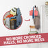 Jack N’ Drill Coat Hook 5+1 Pack in Matte Nickel, Heavy Duty and Easy to Install Two-Prong Wall Hooks for Towels, Coats, Hats, Bags and Robes Idea...