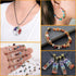 selizo Crystal Beads for Ring Making, 28 Colors Chips and Gemstone Beads, Ring Making Kit with Plastic Box for Jewelry, Bracelets, Earring Making ...