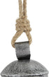 Deco 79 Rustic Metal Cowbell Decorative Bells, 5", 4", 3"H, Silver...