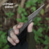 Omesio Fixed Blade Knife with Sheath, 6.38” Neck Knife Full Tang Small Necklace Knife for Men, Compact EDC Tactical Knife Suitable for Survival Hi...
