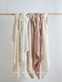 Meracorallo Muslin Swaddle Blanket, 100% Organic Cotton Receiving Blanket Soft and Breathable Swaddle Wrap for Baby Boys and Girls, Beige...