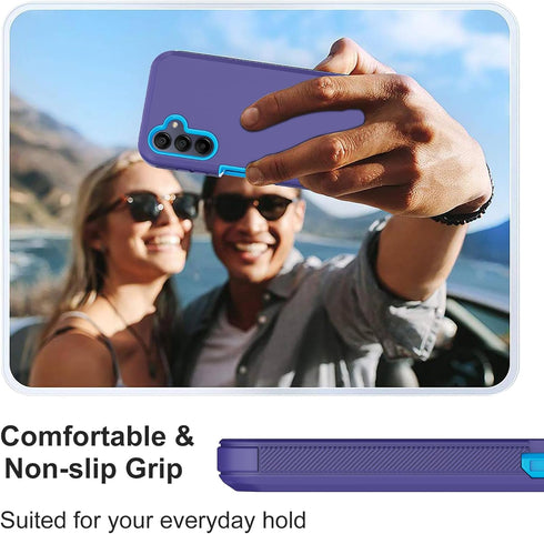 for Samsung Galaxy A15 5G Case,with Built in Screen Protector Heavy Duty Drop Protection,Full Body Rugged Shockproof Dustproof Protective Phone Co...