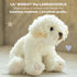 Bearington White Dog 6.5 Inch Dog Stuffed Animals - Dog Plush - Poodle Stuffed Animal Labradoodle Stuffed Animal...