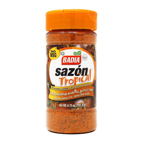 Badia Sazon Tropical with Coriander and Annatto, 6.75 Ounce (Pack of 6)...
