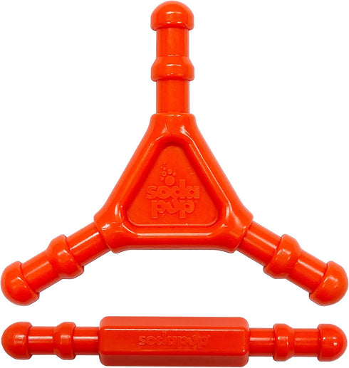 SodaPup Unstoppables Connectors, 2 Pack, PETstrong Nylon Treat Dispenser Chew Toys for Medium & Large Dogs, Food-Safe, Non-Toxic, Made in USA...