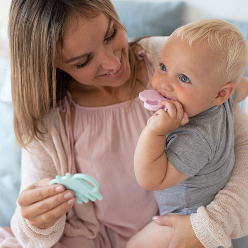 Baby Teething Toys by Sisilia | BPA Free Silicone Teething Toys for Babies | CPSIA Compliant Teething Toys | Octopus (Babyblue)...