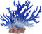 Semetall Artificial Coral Ornament Resin Aquarium Plants Coral Fish Tank Decorations Blue White Coral Decor...