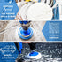 7 Pack Multi-Purpose Drill Brush Kit for Cleaning Bathrooms, Showers, Tubs, Tile, Floors, Sinks, Toilets, Grout and Grime Removal, Reversible Blue...