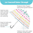 totes Kid's Clear Bubble Umbrella with Dome Canopy, Lightweight Design, Wind and Rain Protection, Cosmic Adventure, Kids-38...