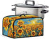 Oil Paninting Sunflower Slow Cooker Dust Cover Yellow Air Fryer Cover Top Handle and Storage Pockets Dust Covers for Kitchen Appliances...