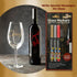 Parker & Bailey Glass Markers - Metallic Markers Wine Glass Markers Washable Wine Markers for Window Mirror Ceramics Drink Glasses Bottles Non-Tox...