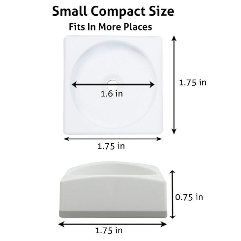 Wall Nanny Mini - Smallest Baby Gate Wall Protector (Made in USA) Protect Walls & Doorways from Pet Gates & Dog Gate Spindles - Child Pressure Mou...