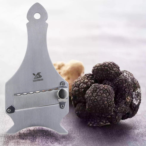 MSY BIGSUNNY 6.5" Truffle Slicer Stainless Steel Chocolate Truffle Shaver With Adjustable Blade Cutter Cheese Scraper Garlic Vegetable Peeler...