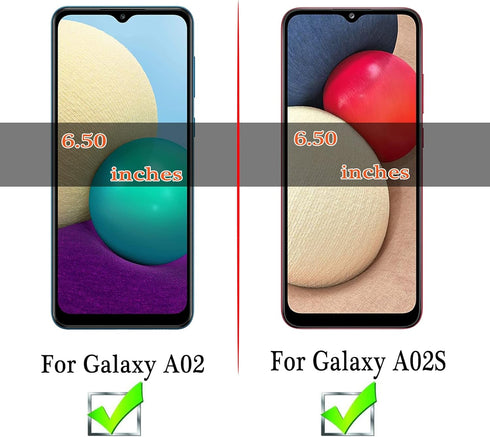 (3 Pack) Compatible for Samsung Galaxy A02s / Galaxy A02 Screen Protector Tempered Glass, Touch Sensitive,Case Friendly, 9H Hardness...